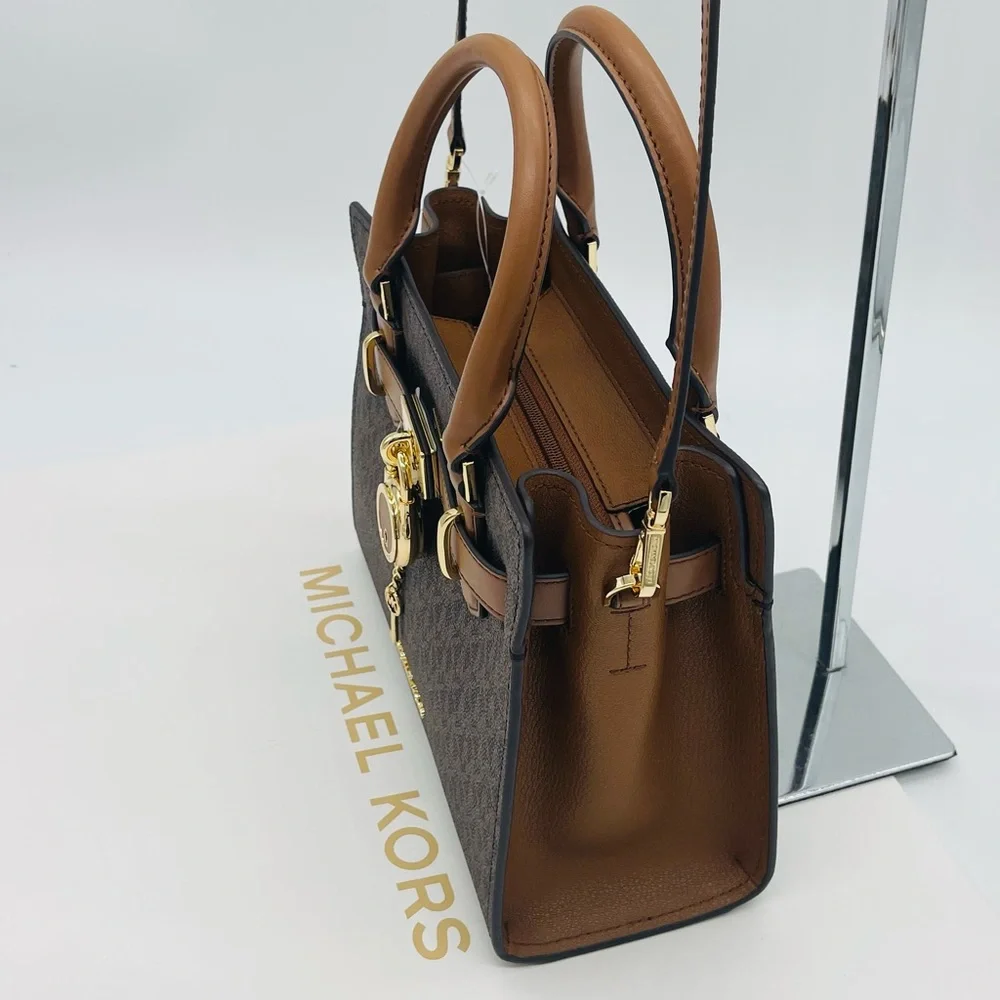 Michael Kors Hamilton Small Satchel Crossbody Bag - Picture 7 of 12